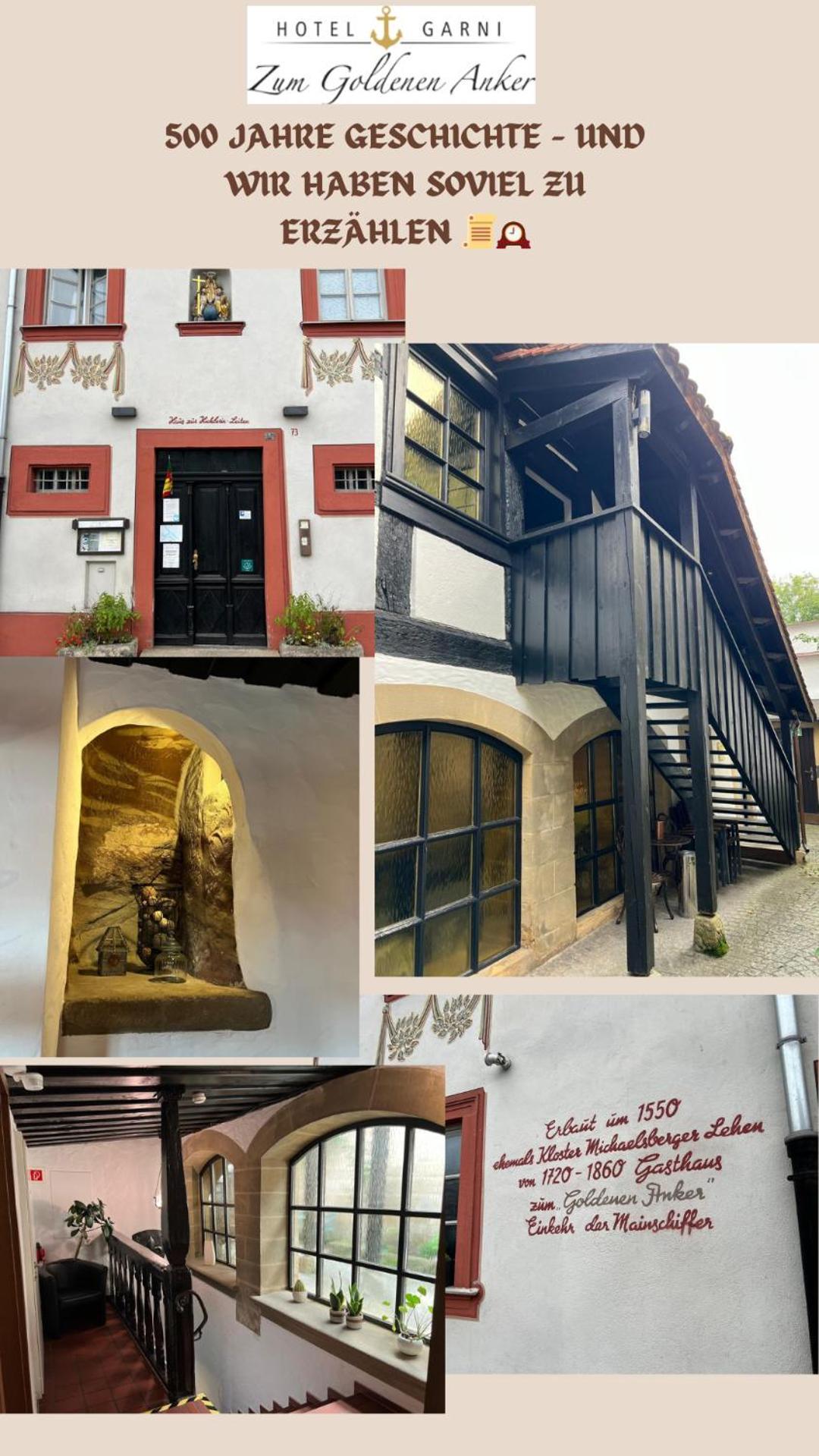 Hotel Zum Goldenen Anker Bamberg Eksteriør billede